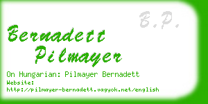 bernadett pilmayer business card